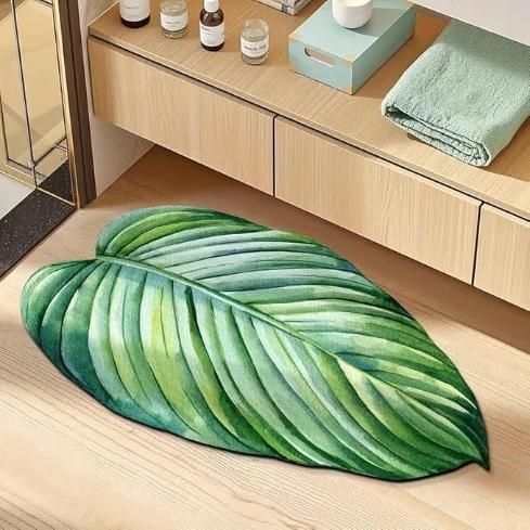 Leaf Bathroom Mat Anti-Slip (45*90)